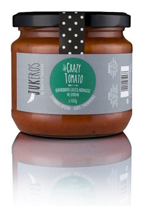 Picture of Jukeros "CRAZY TOMATO" Handmade Tomato sauce, flavored with Spearmint 400gr