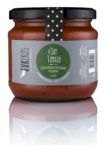 Picture of Jukeros "SHY TOMATO " Handmade Tomato sauce with fresh Basil 400gr