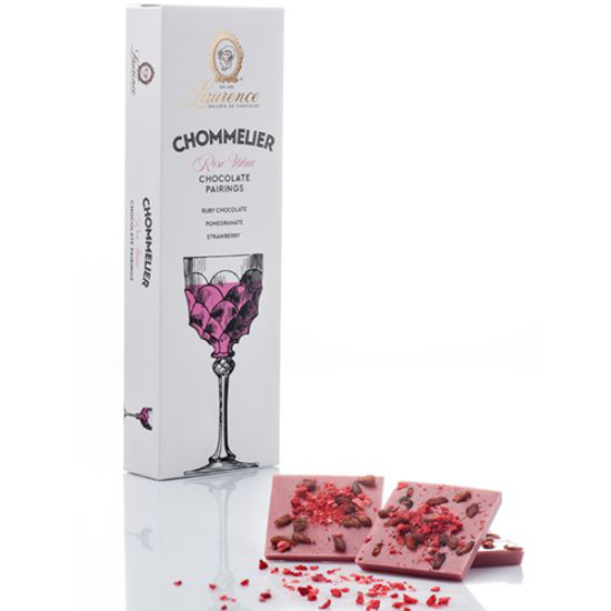 Picture of Laurence Chommelier Rose wine chocolate pairing 100gr